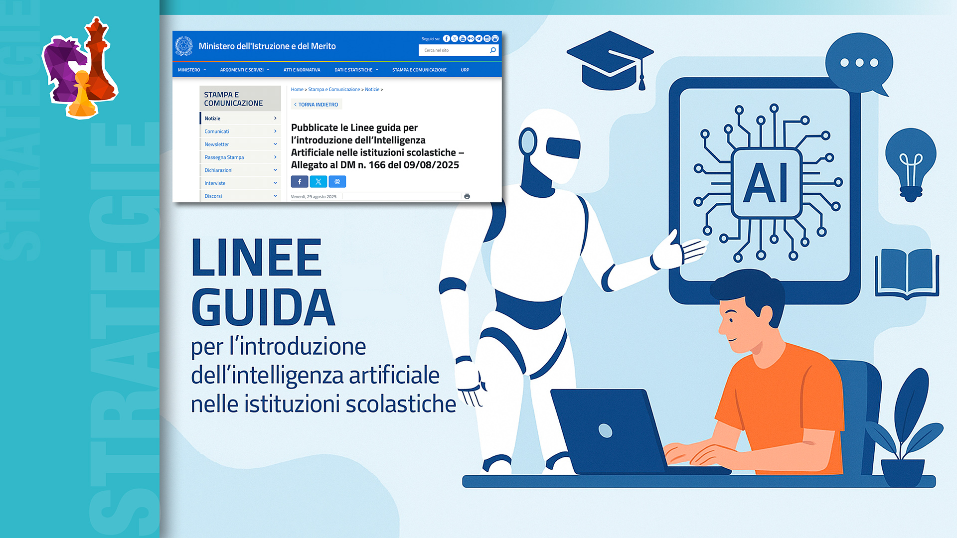 Linee guida per l’introduzione dell’intelligenza artificiale nelle istituzioni scolastiche