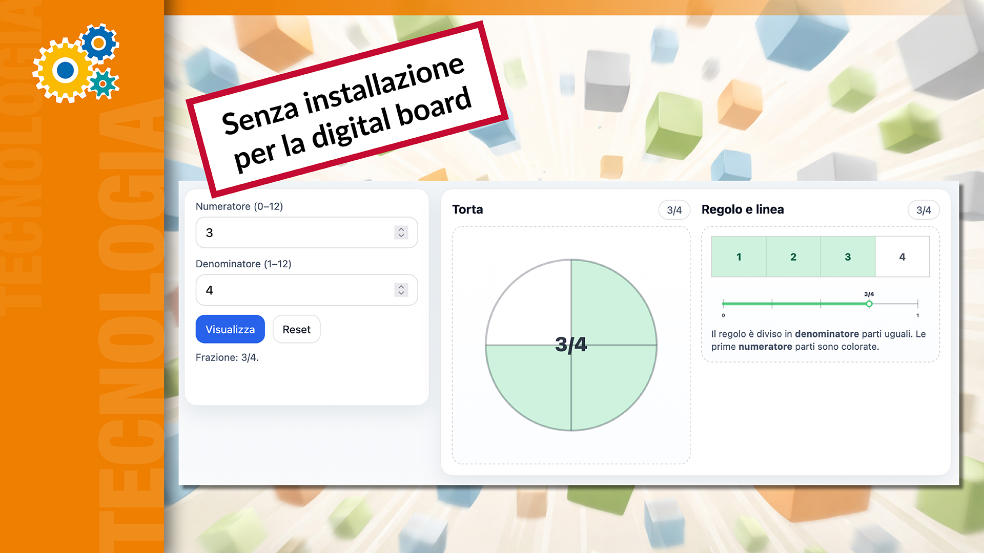 Creare un’app per le frazioni, usando l’IA